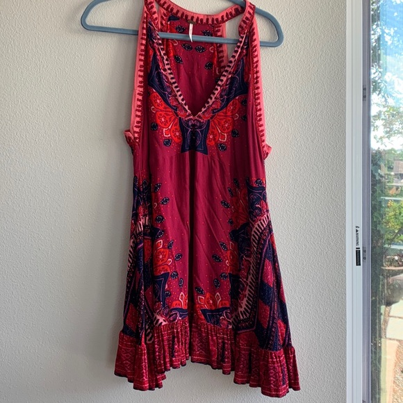 Free People Sleeveless Mini Dress Size L - Picture 2 of 11